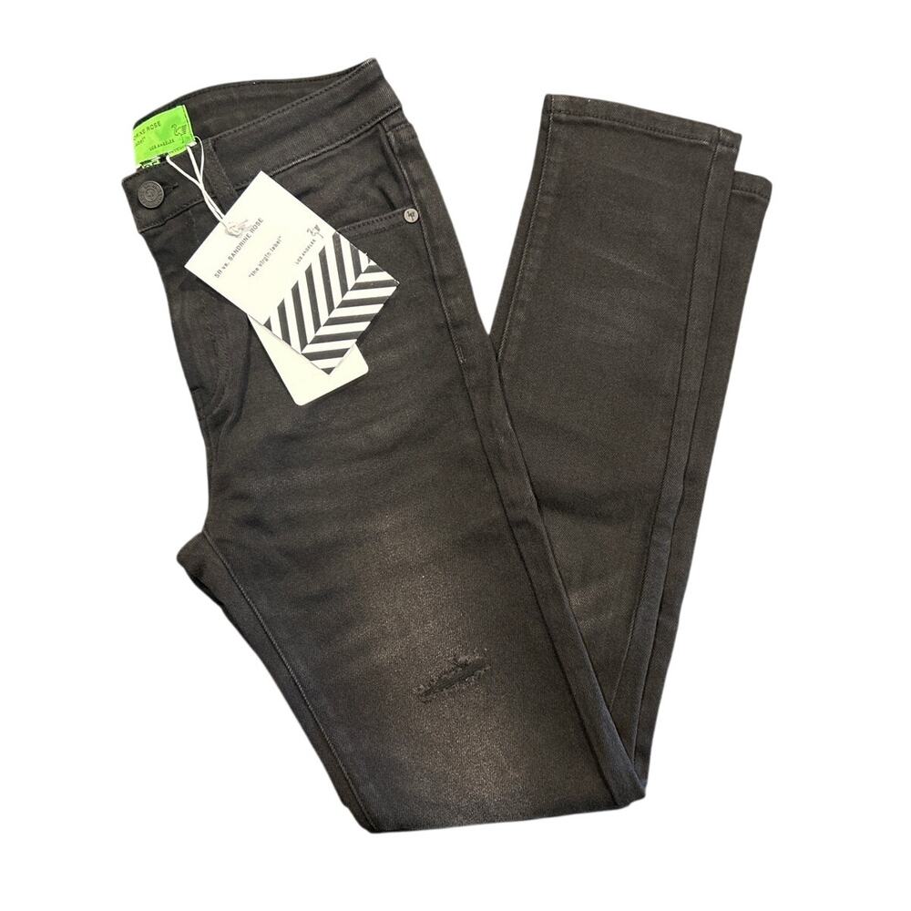 NWT SR vs. Sandrine Rose Distressed Skinny Jeans – Black, Women’s Size 25